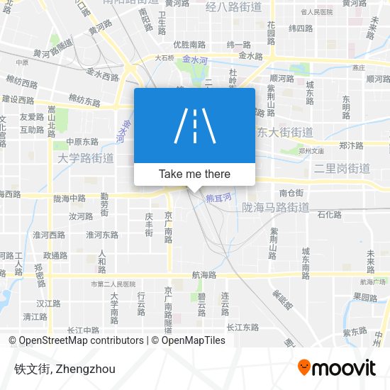 铁文街 map