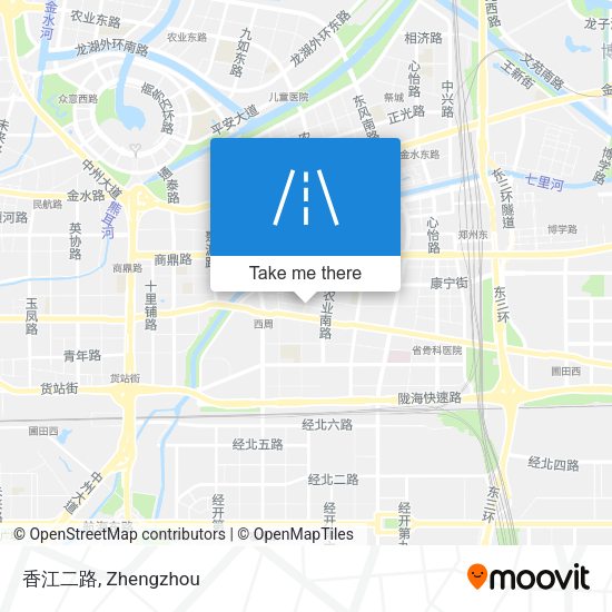 香江二路 map
