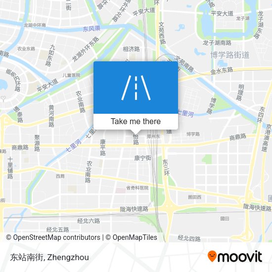 东站南街 map