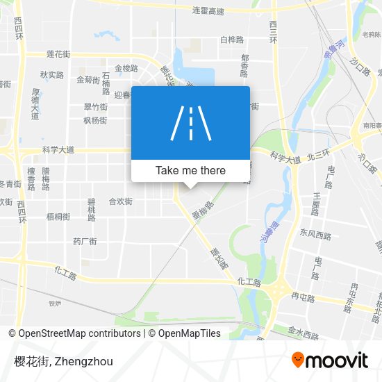樱花街 map