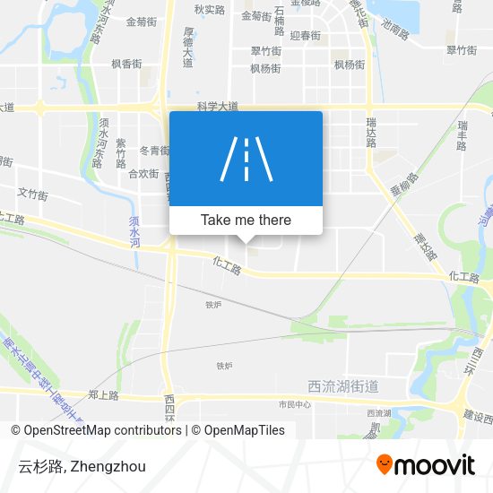 云杉路 map