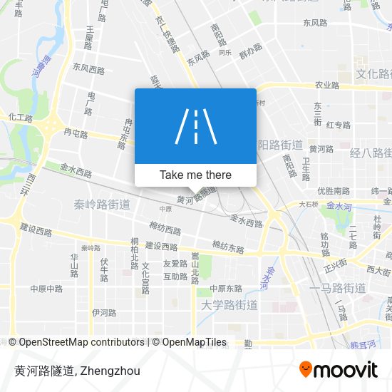 黄河路隧道 map