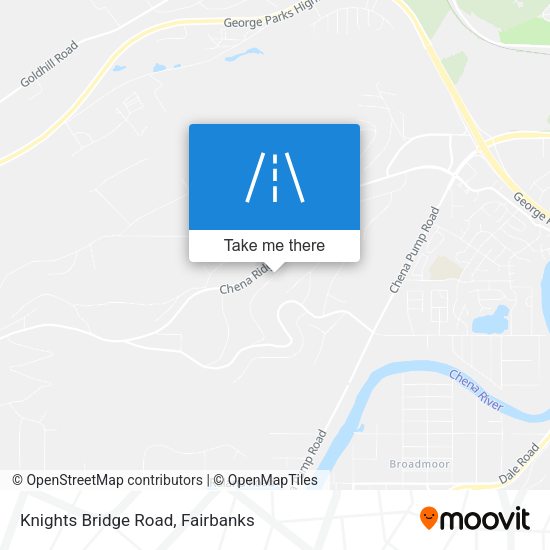 Knights Bridge Road map