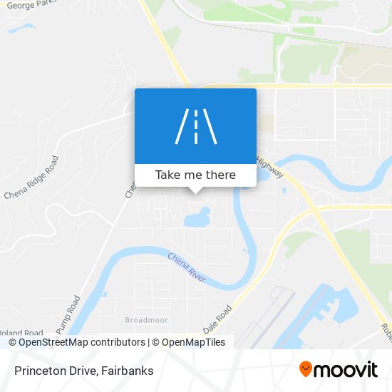 Princeton Drive map