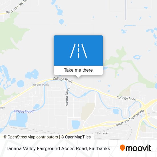 Mapa de Tanana Valley Fairground Acces Road