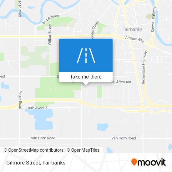 Mapa de Gilmore Street