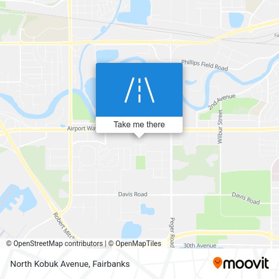 North Kobuk Avenue map