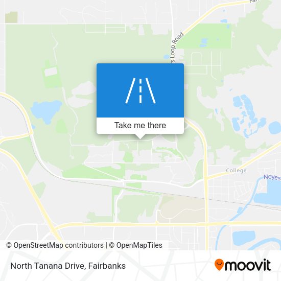 North Tanana Drive map