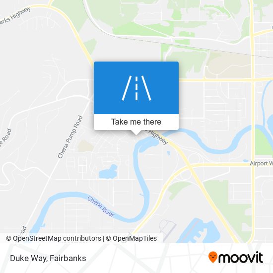 Duke Way map
