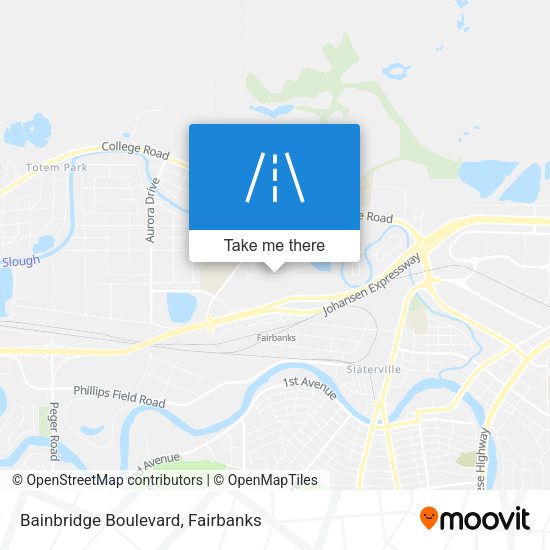 Mapa de Bainbridge Boulevard