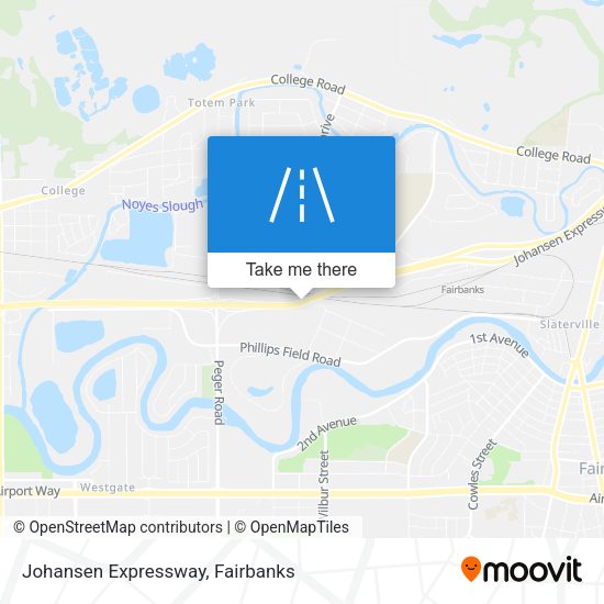 Johansen Expressway map