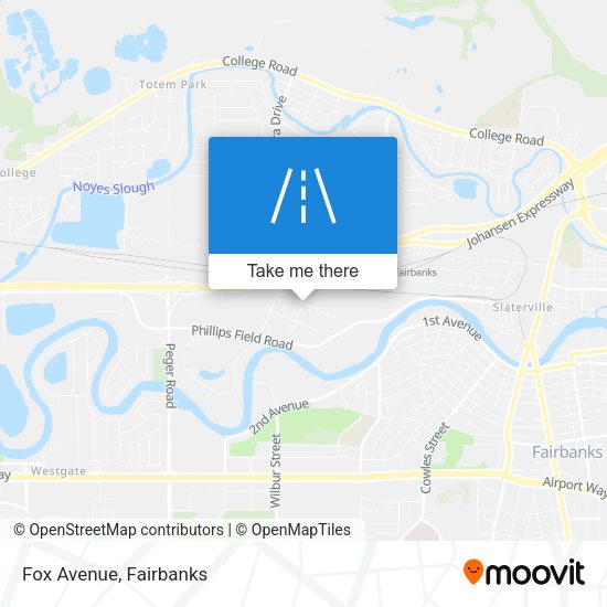 Mapa de Fox Avenue