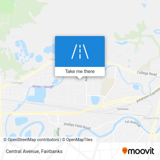 Mapa de Central Avenue