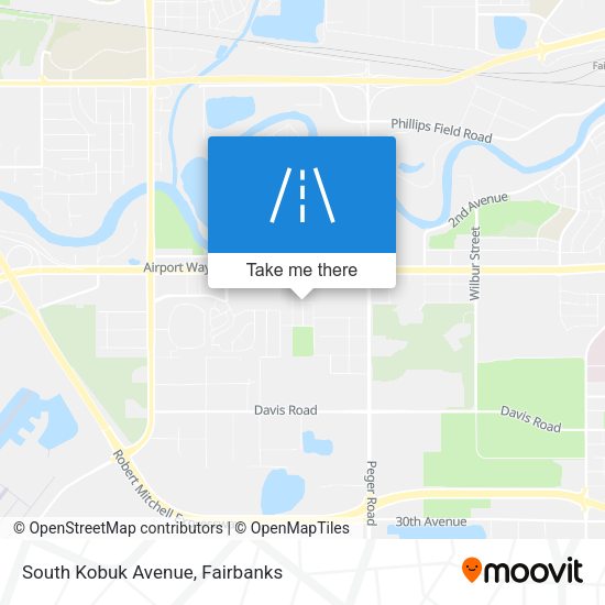 South Kobuk Avenue map