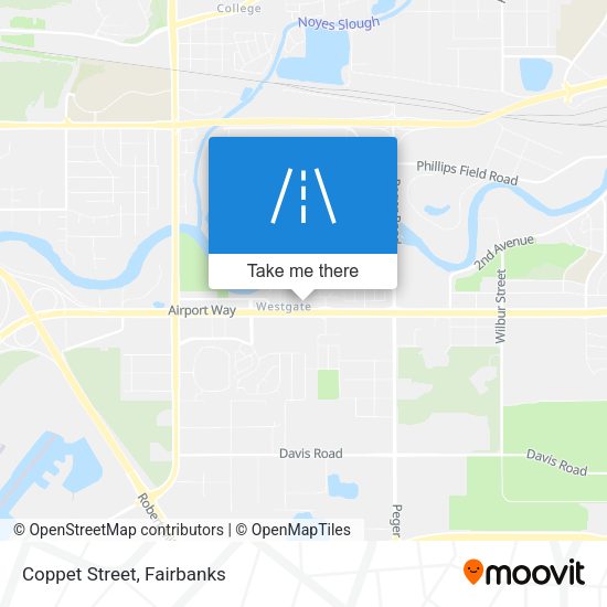Mapa de Coppet Street
