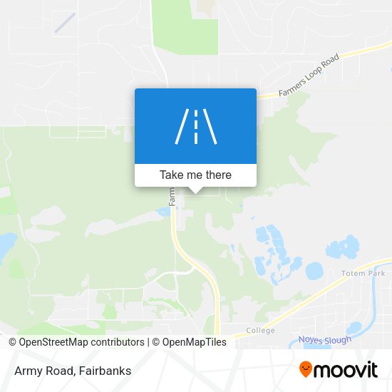 Mapa de Army Road