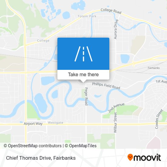 Mapa de Chief Thomas Drive