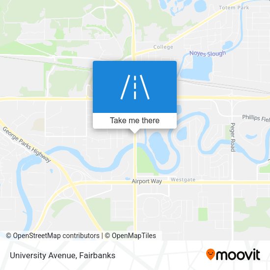 University Avenue map