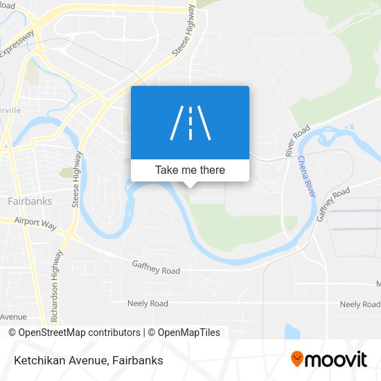 Mapa de Ketchikan Avenue