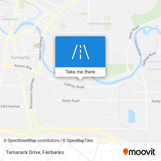 Tamarack Drive map