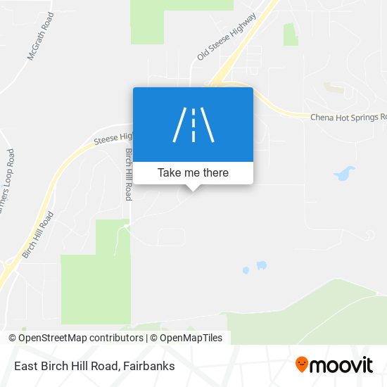 East Birch Hill Road map