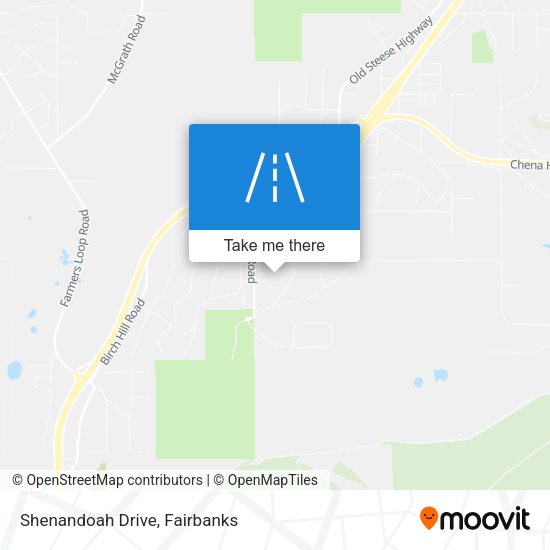 Shenandoah Drive map