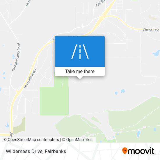 Wilderness Drive map