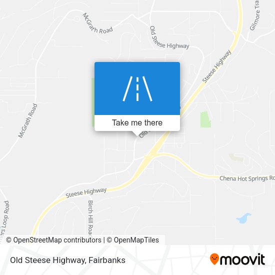 Mapa de Old Steese Highway