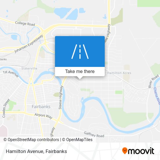 Mapa de Hamilton Avenue