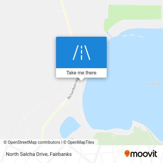 North Salcha Drive map
