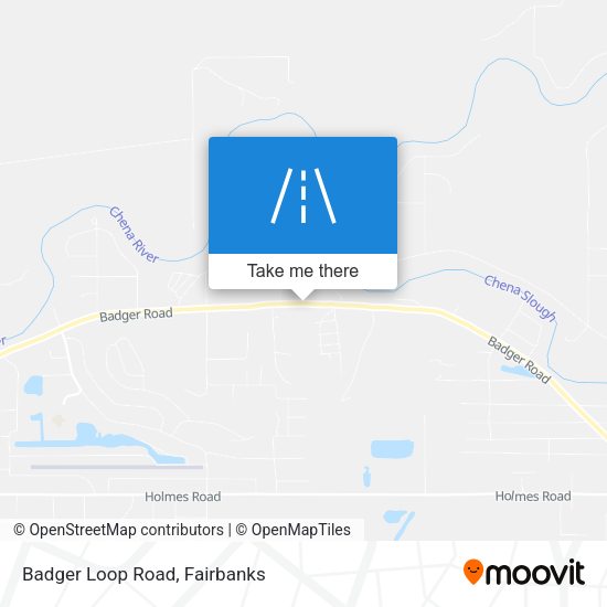 Badger Loop Road map