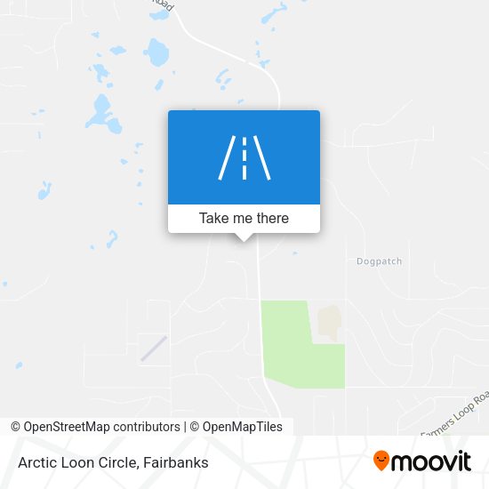 Arctic Loon Circle map