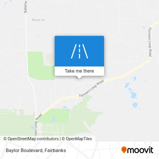 Baylor Boulevard map