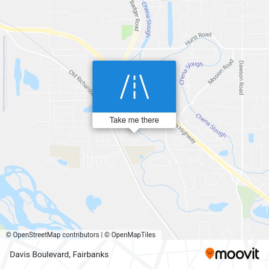 Mapa de Davis Boulevard