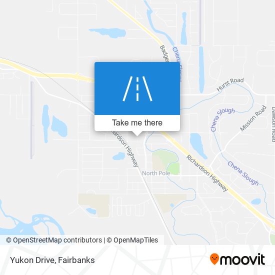 Mapa de Yukon Drive