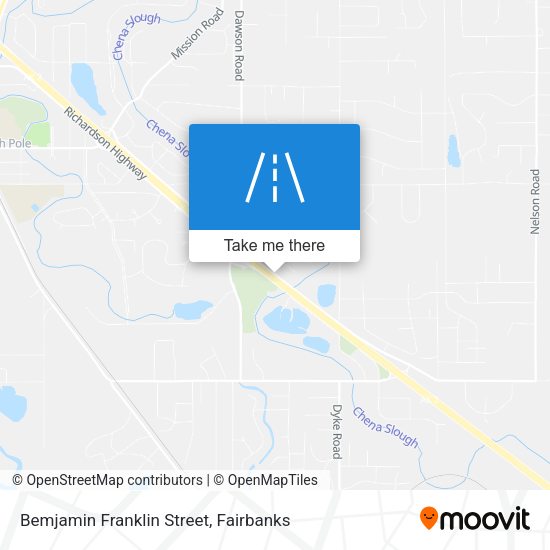 Mapa de Bemjamin Franklin Street