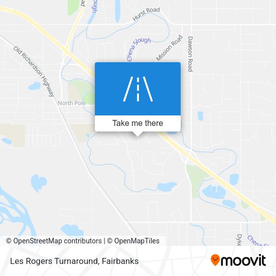 Les Rogers Turnaround map