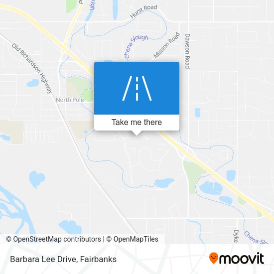 Mapa de Barbara Lee Drive