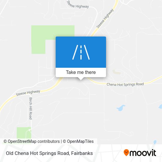 Old Chena Hot Springs Road map