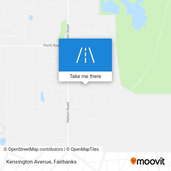 Kensington Avenue map