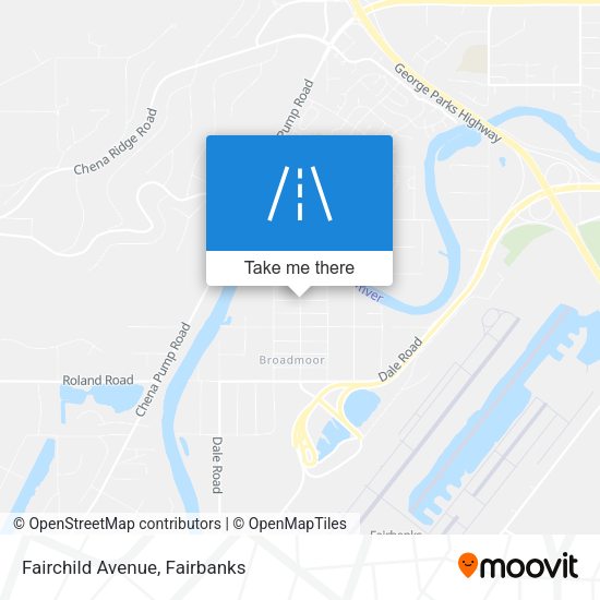 Mapa de Fairchild Avenue