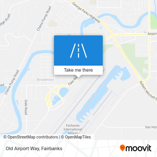 Mapa de Old Airport Way