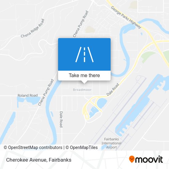 Mapa de Cherokee Avenue