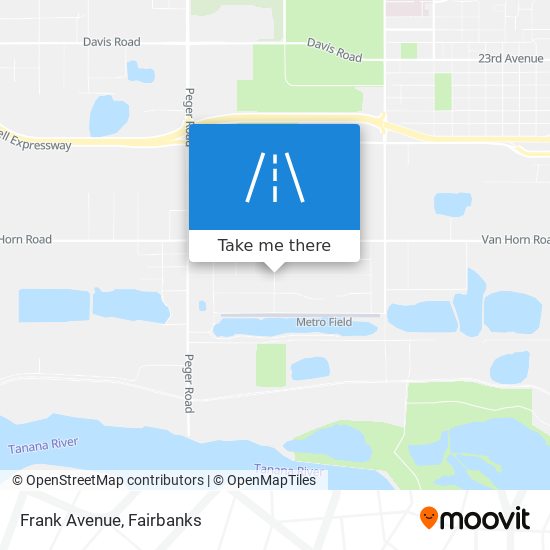 Mapa de Frank Avenue