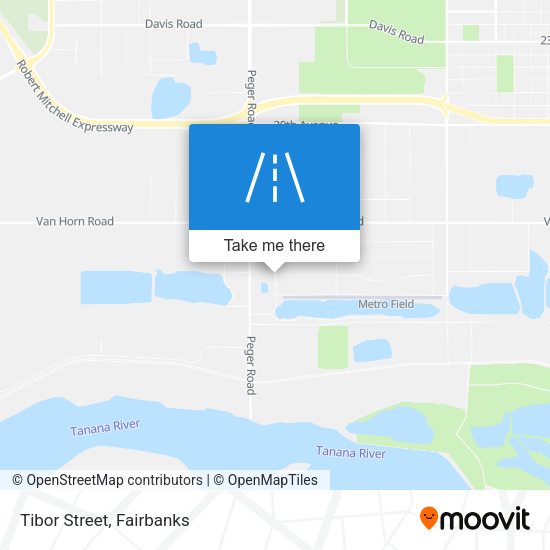 Mapa de Tibor Street