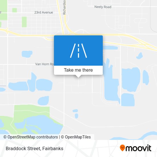 Mapa de Braddock Street