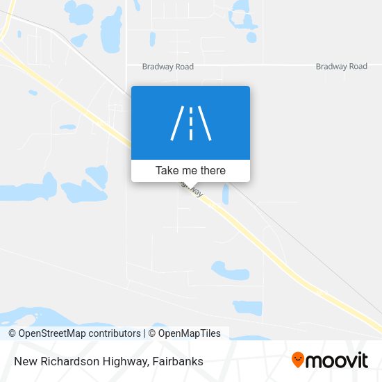 Mapa de New Richardson Highway