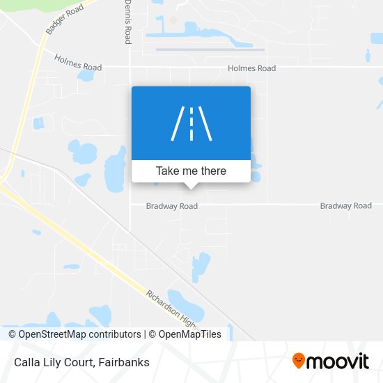 Calla Lily Court map