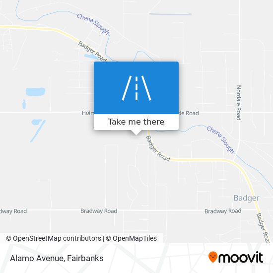 Alamo Avenue map