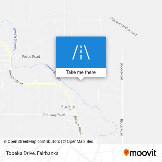 Topeka Drive map